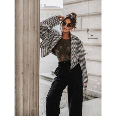 Marynarka elegant, grey-white