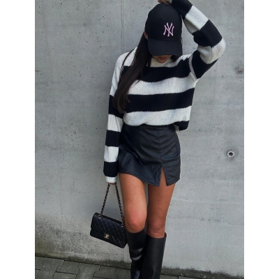 Sweter bella - black-white