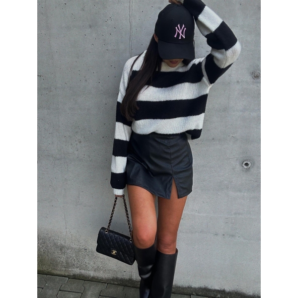 Sweter bella - black-white