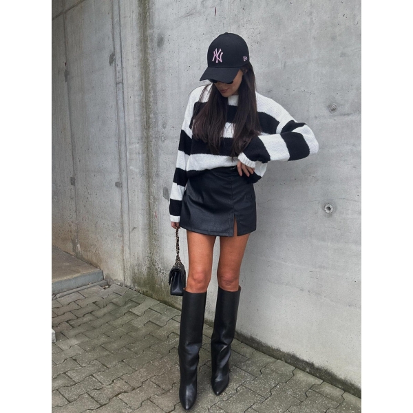 Sweter bella - black-white